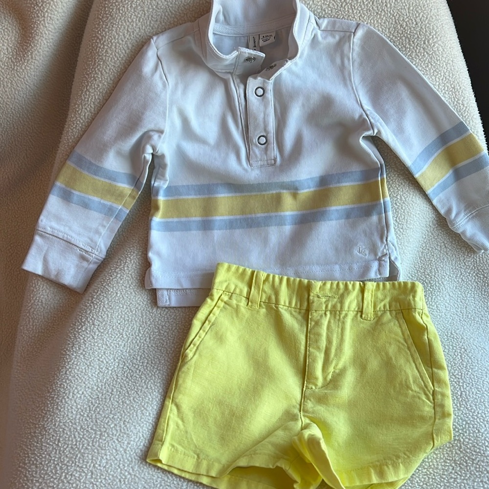 Janie and Jack shorts & top